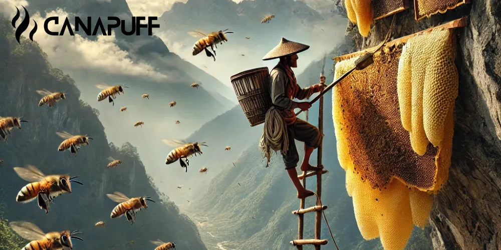 Mad Honey, miód z Nepalu, psychodeliczne efekty, zbieranie miodu