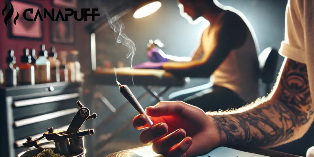 κάπνισε Cannabis πριν από ένα τατουάζ, Cannabis, τατουάζ, συμβουλές