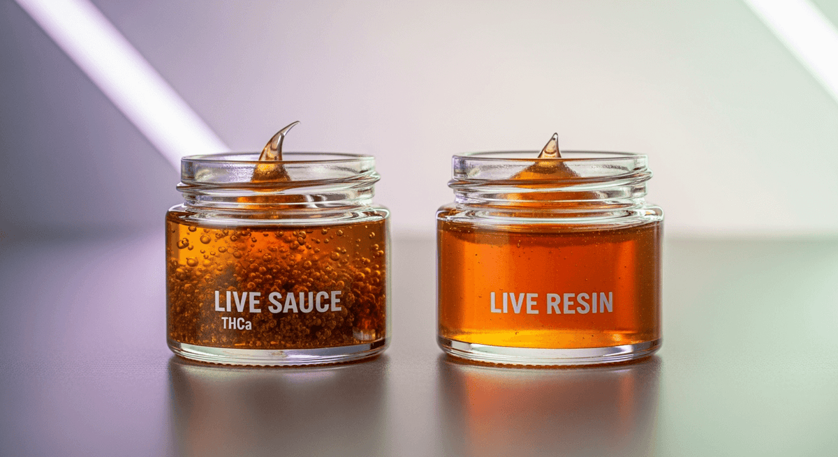 Live Sauce vs Live Resin: Ποια είναι η διαφορά και ποιο είναι καλύτερο για εσένα;
