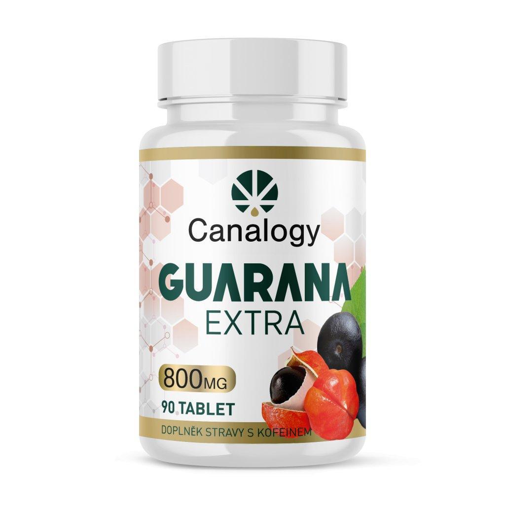 Canalogy CBD Guarana Extra 800 mg, 90 tablets