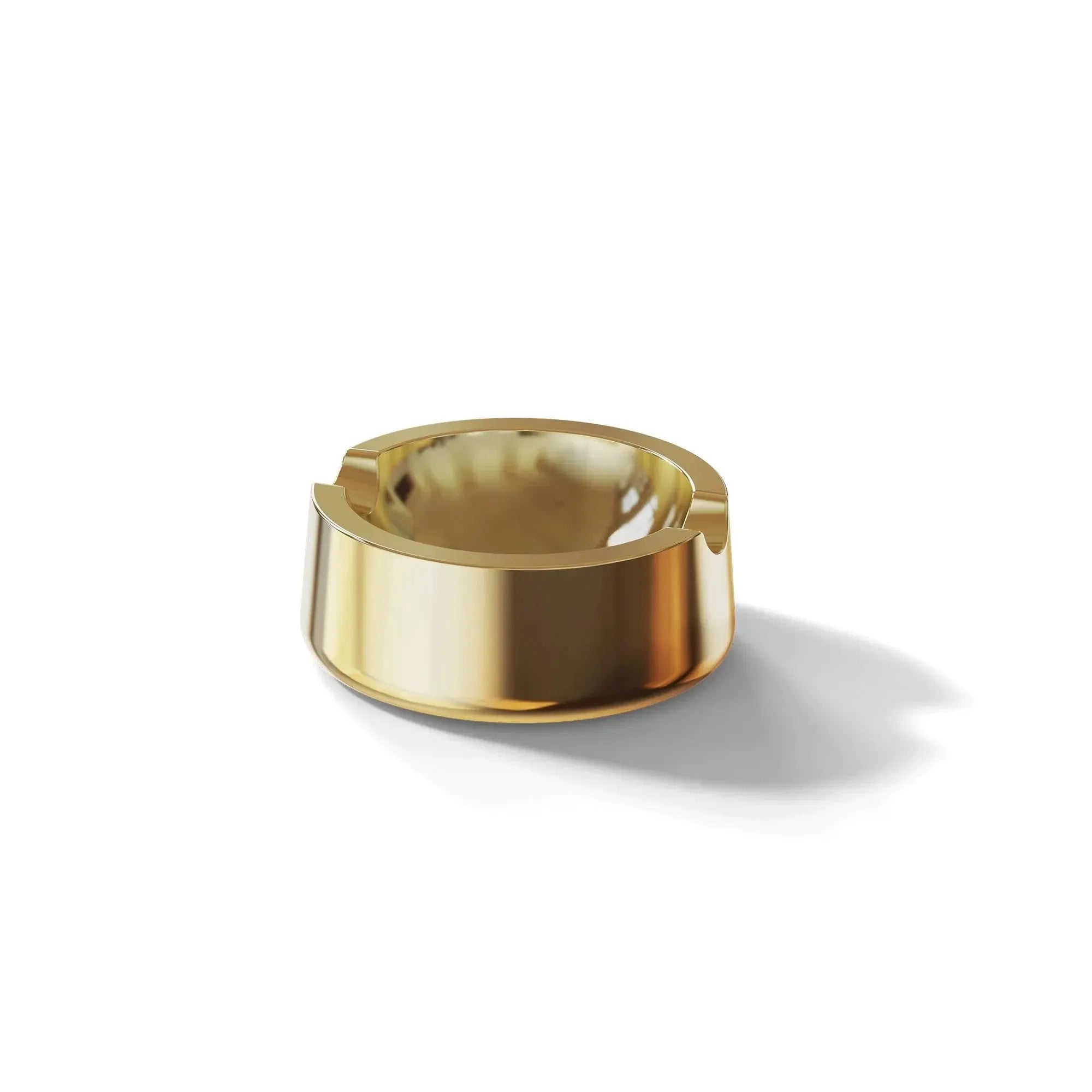 Ashtray Ember, gold finish