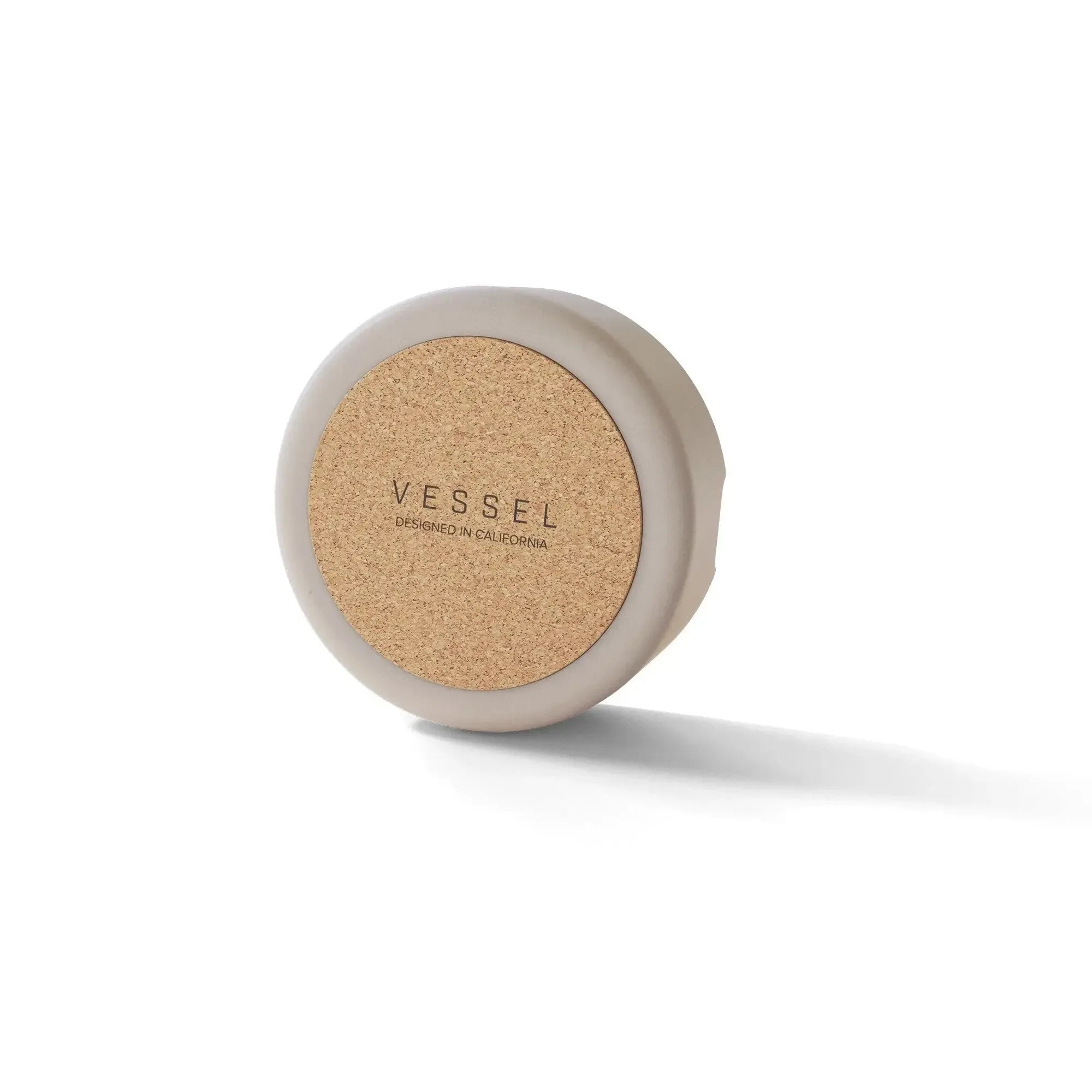 Ashtray Ember concrete with cork insert by Vessel