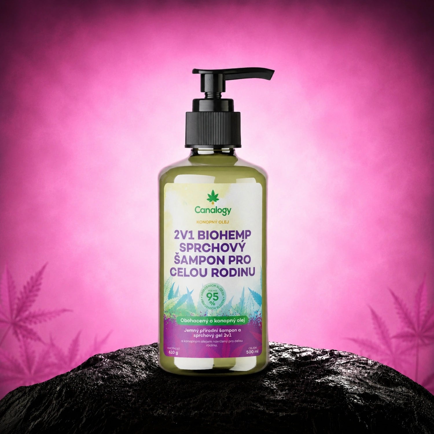 2in1 BioHemp shower shampoo for the whole family - Canalogy