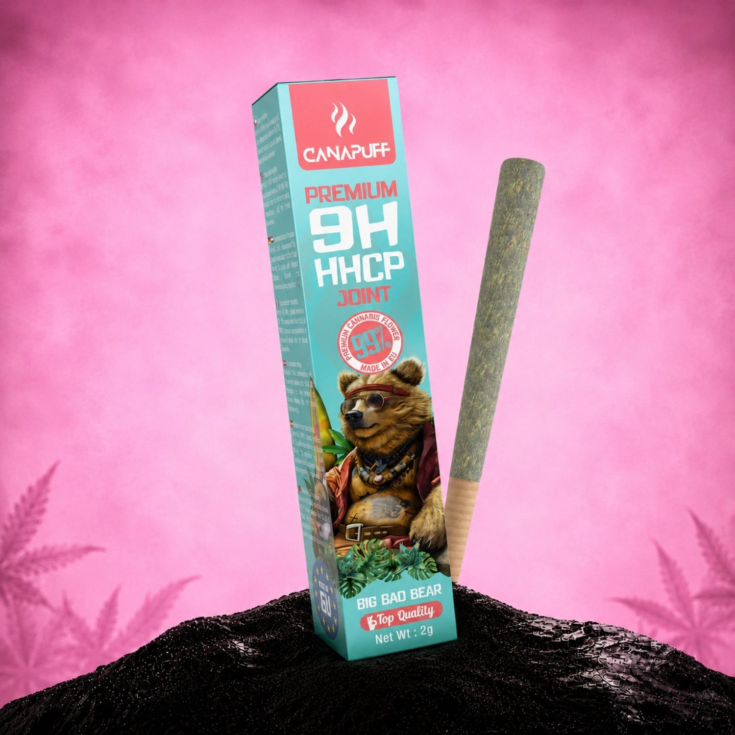 Canapuff 9H-HHCP Joint Big Bad Bear 99%, 2g