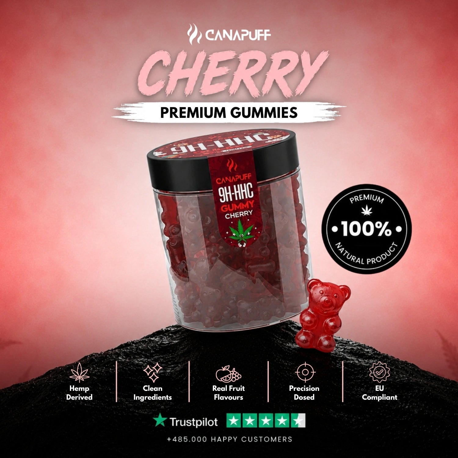 9H-HHC Gummies Cherry