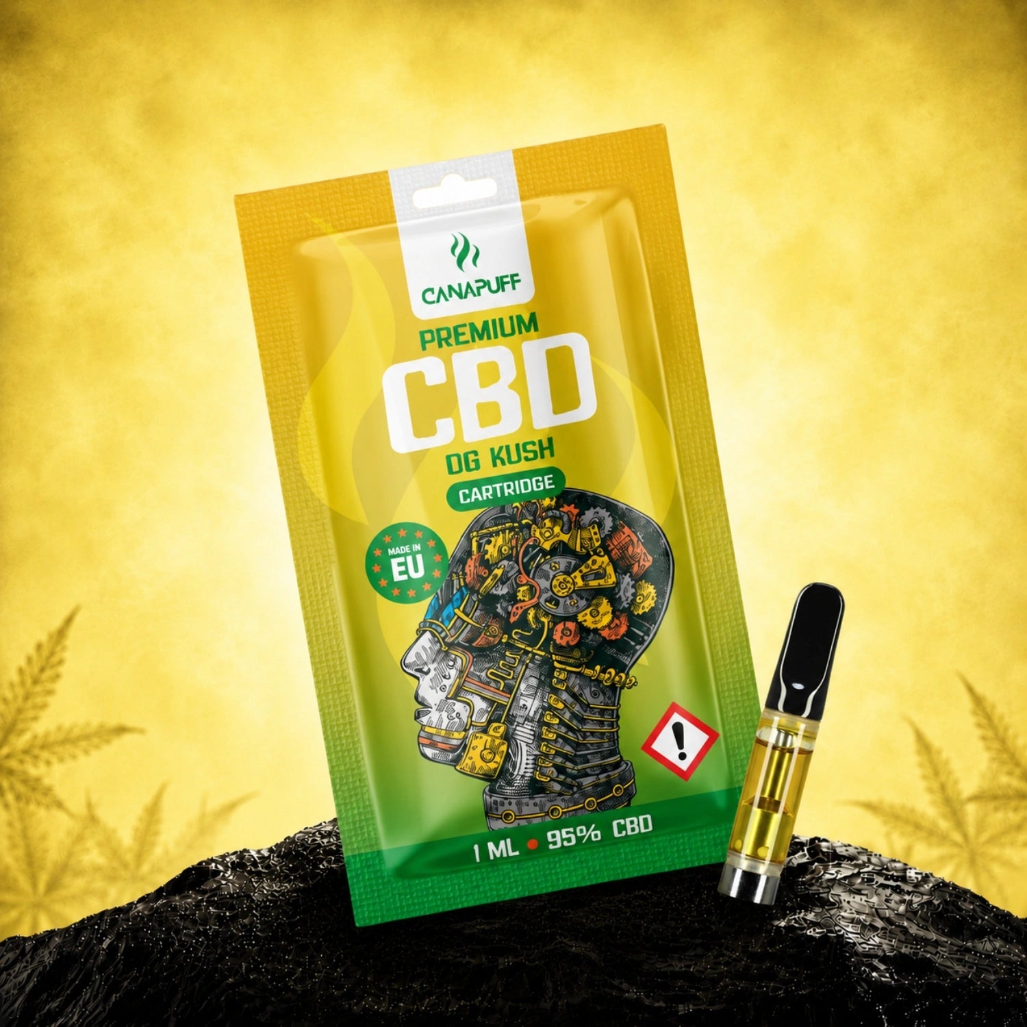 Canapuff CBD OG Kush Cartridge 95% 1 ml