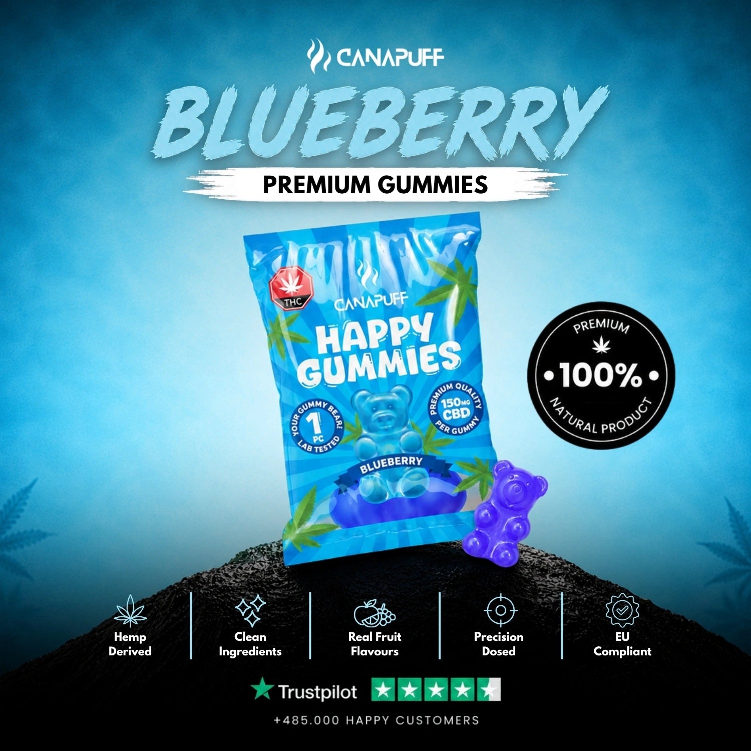 CBD Gummies Blueberry