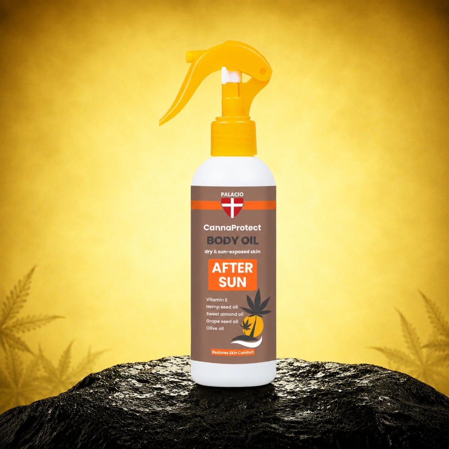 CannaProtect - After sun body oil with hemp, 150 ml - Palacio