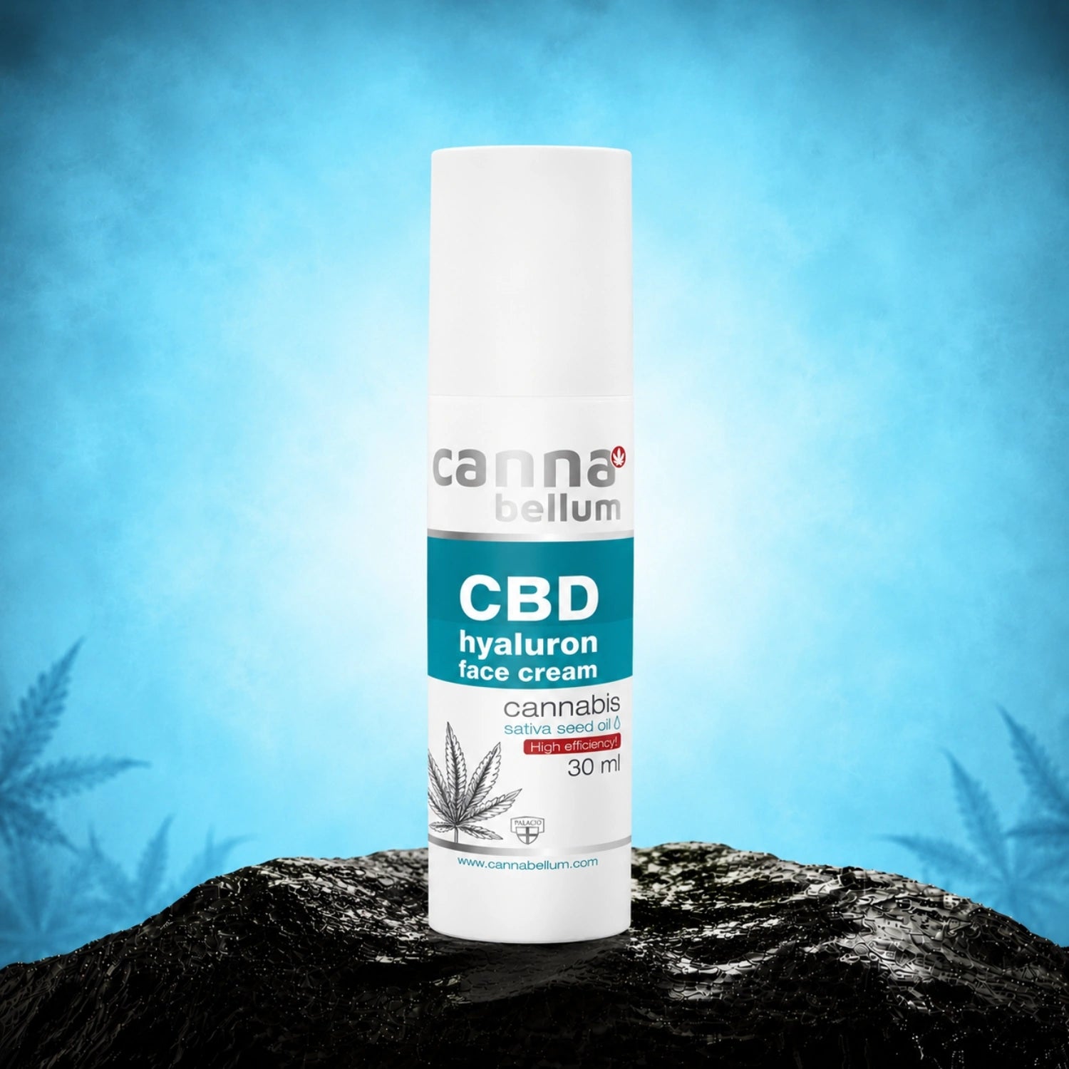 Cannabellum CBD face cream with hyaluronic acid, 30 ml - Palacio