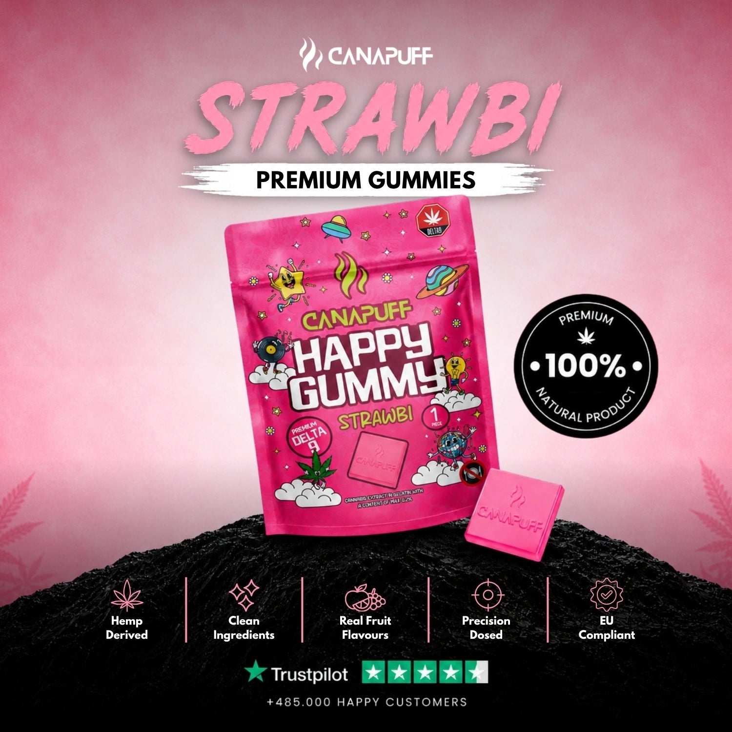 Delta 9 Gummy Strawbi