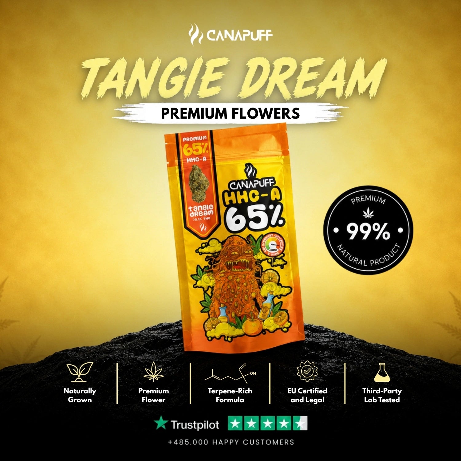 HHC-A Flowers Tangie Dream 65%