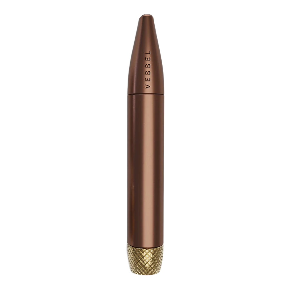 Vessel One Hitter Sierra bronze pipe with textured grip