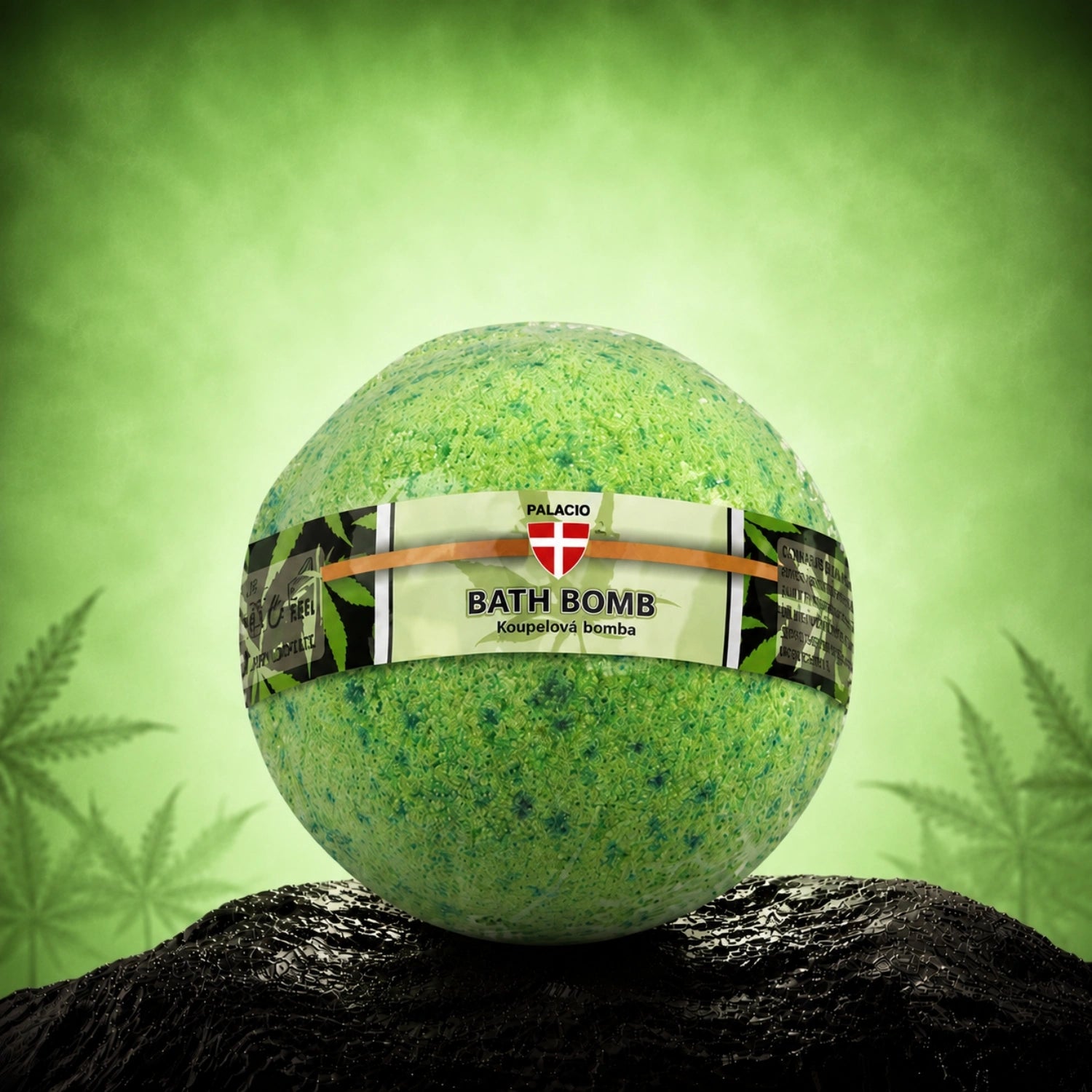 Hemp bath bomb, 95 g - Palacio