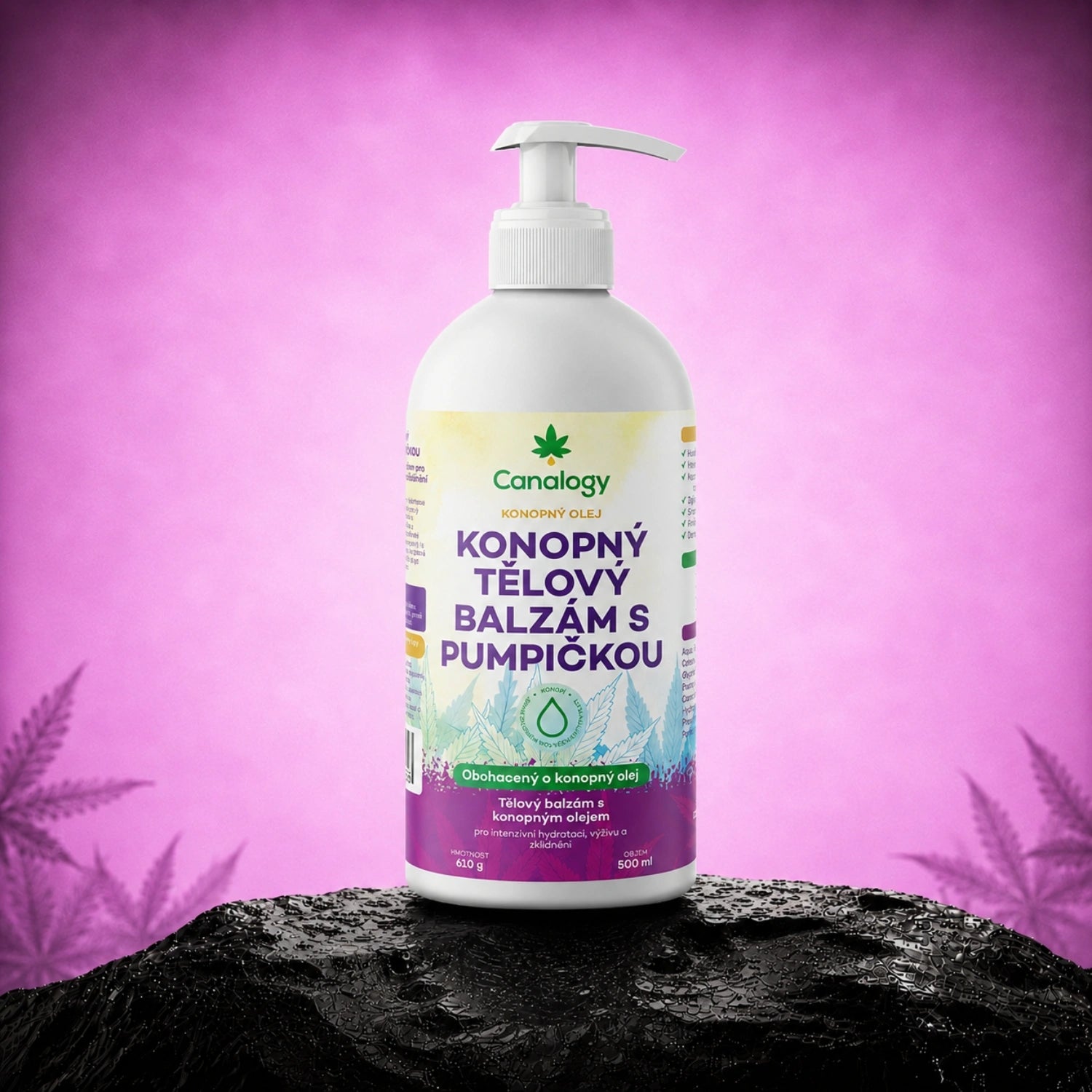Hemp body balm with pump - Canalogy