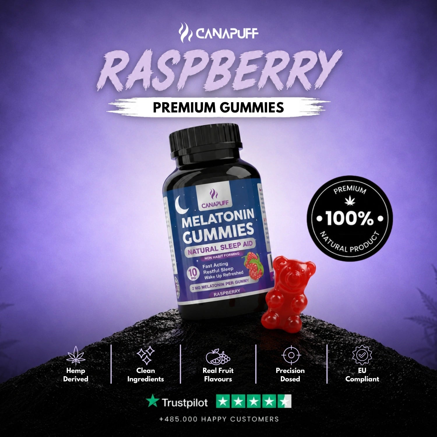 Melatonin Gummies Raspberry
