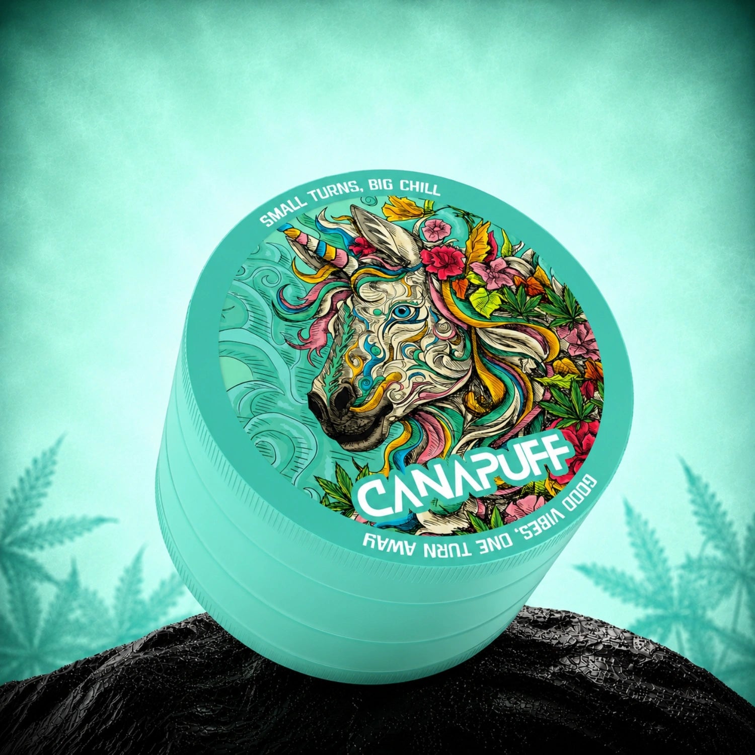 Canapuff Metal Grinder Unicorn Piss