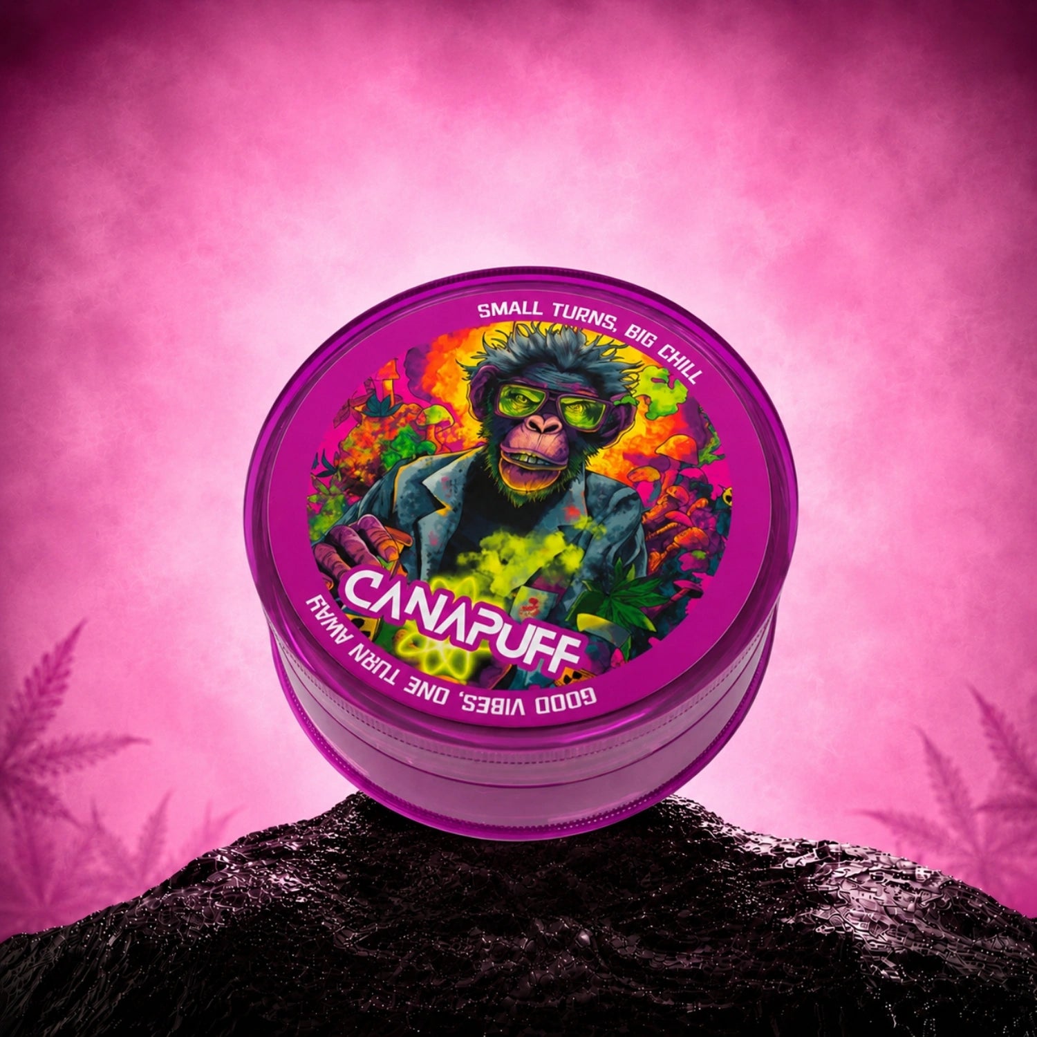 Canapuff Mini Grinder Atomic Monkey