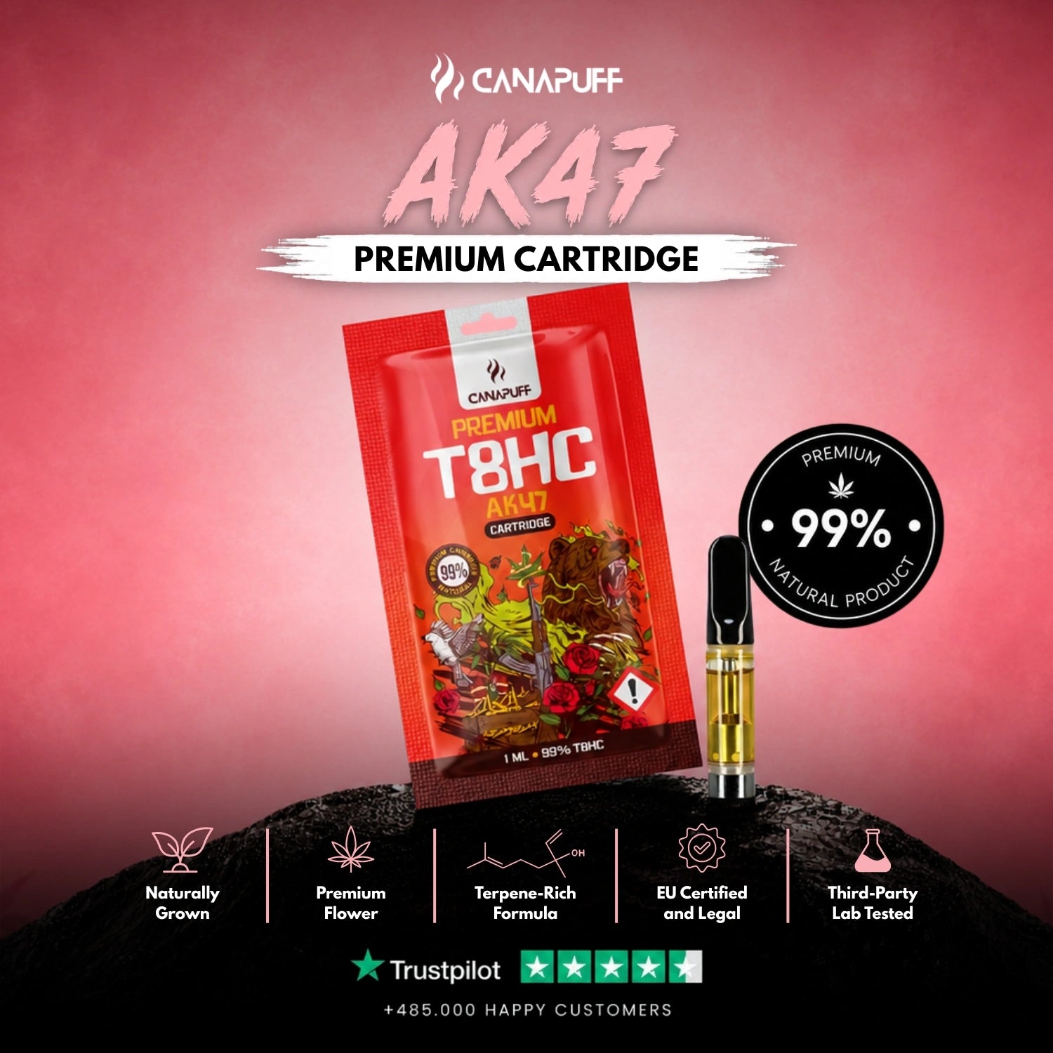 T8HC Cartridge AK47 99%