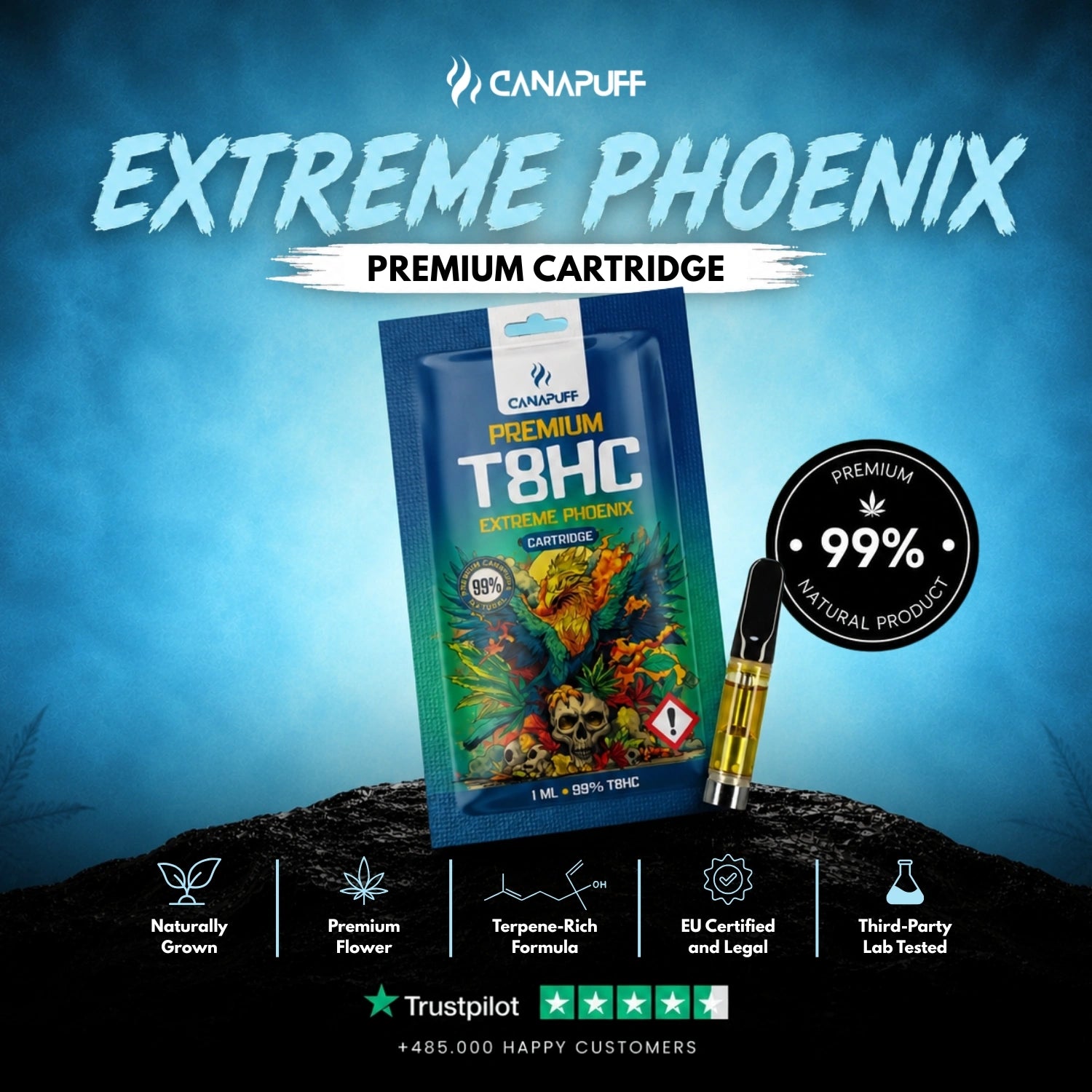 T8HC Cartridge Extreme Phoenix 99%