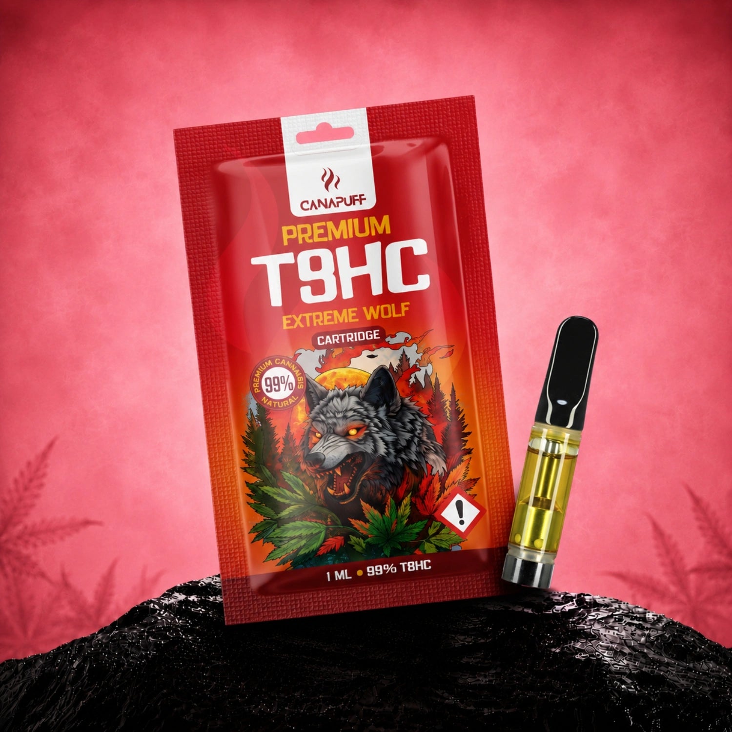 Canapuff T8HC Extreme Wolf Cartridge 1 ml 99%