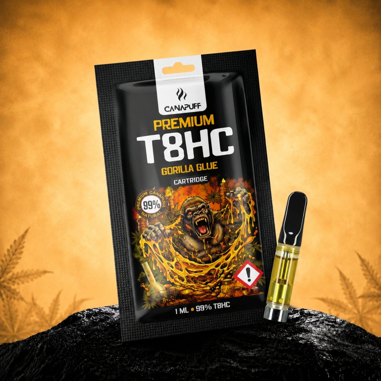 Canapuff T8HC Gorilla Glue Cartridge 1 ml 99%