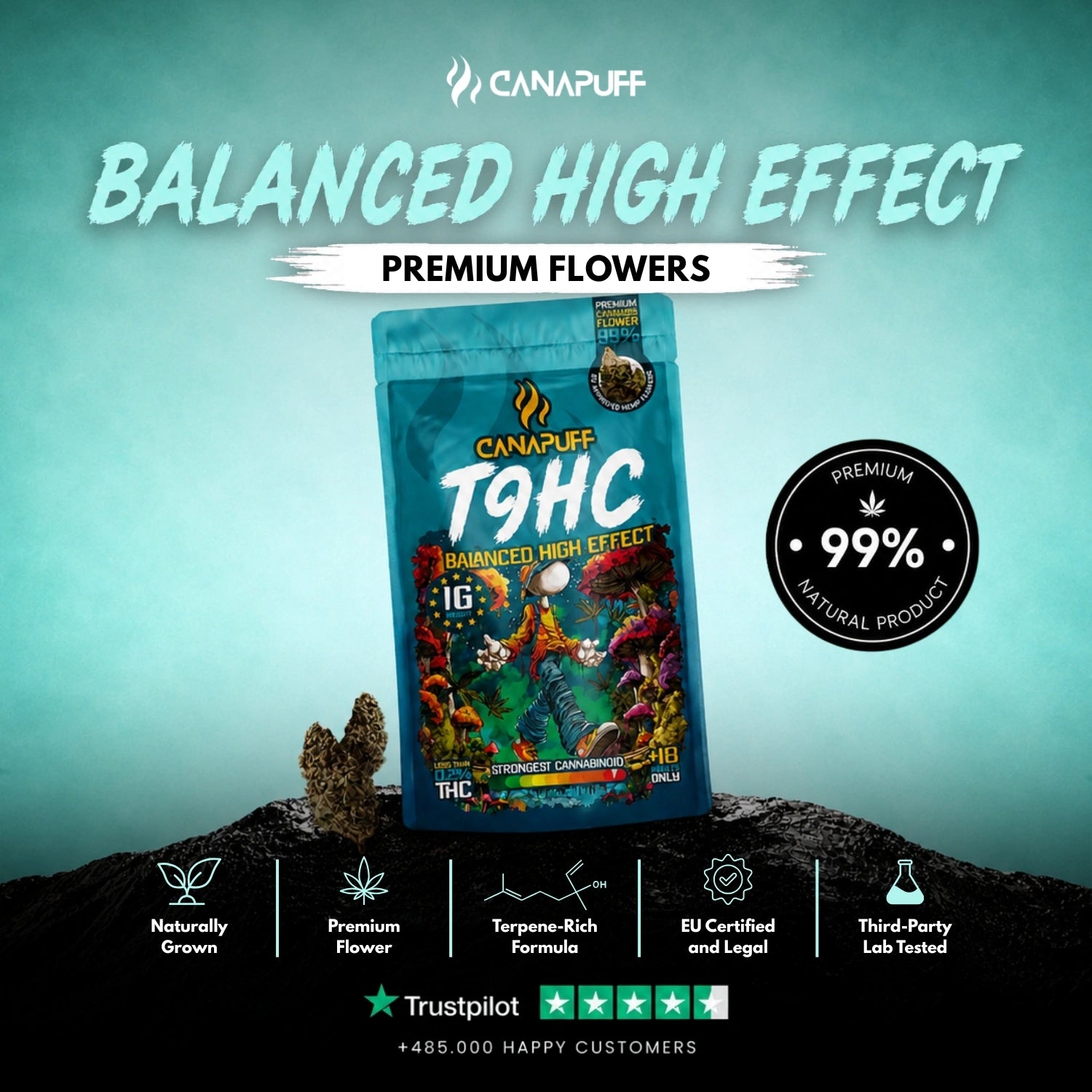 TⳊHC Flowers Balanced 99%