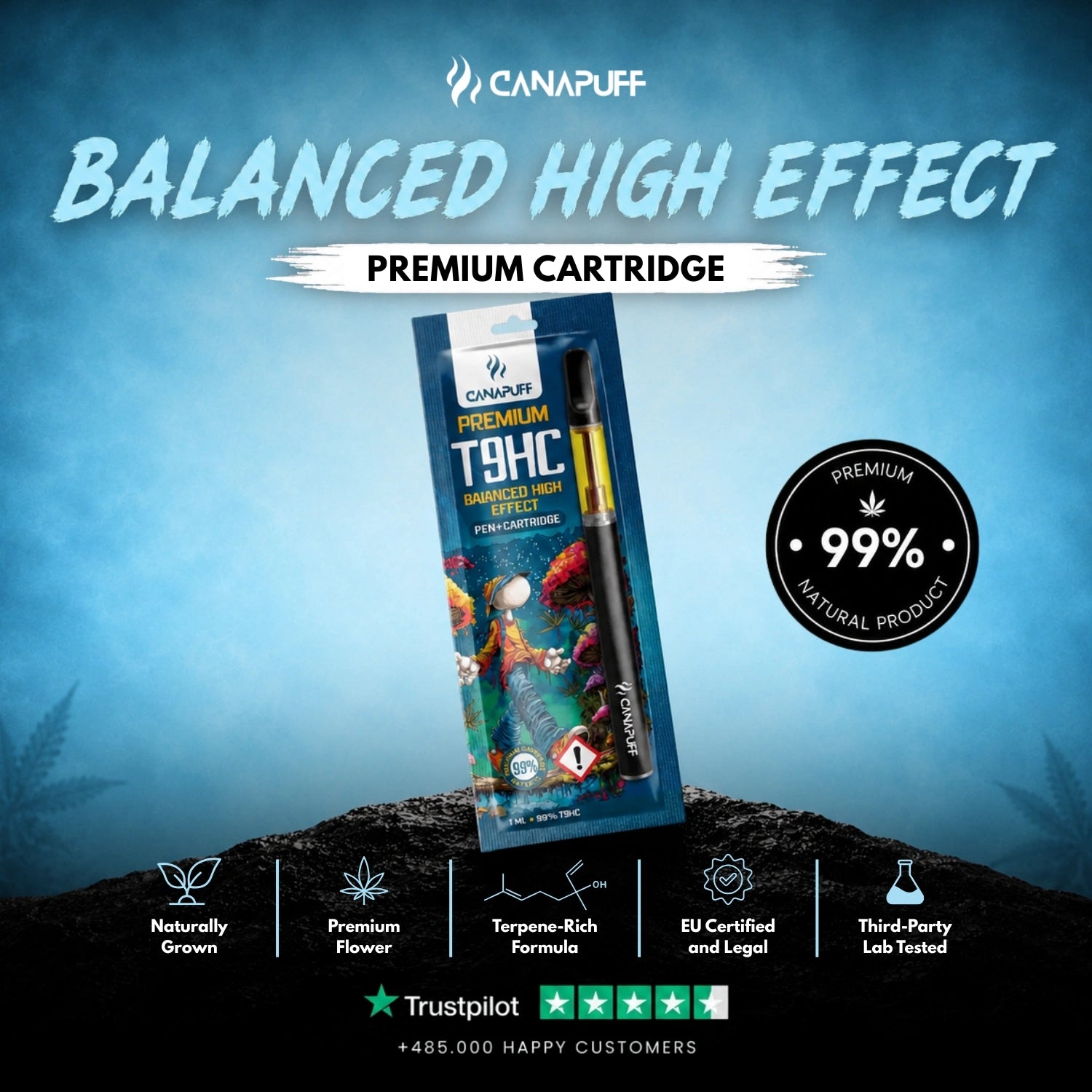T9HC Pen+Cartridge Balanced 99%