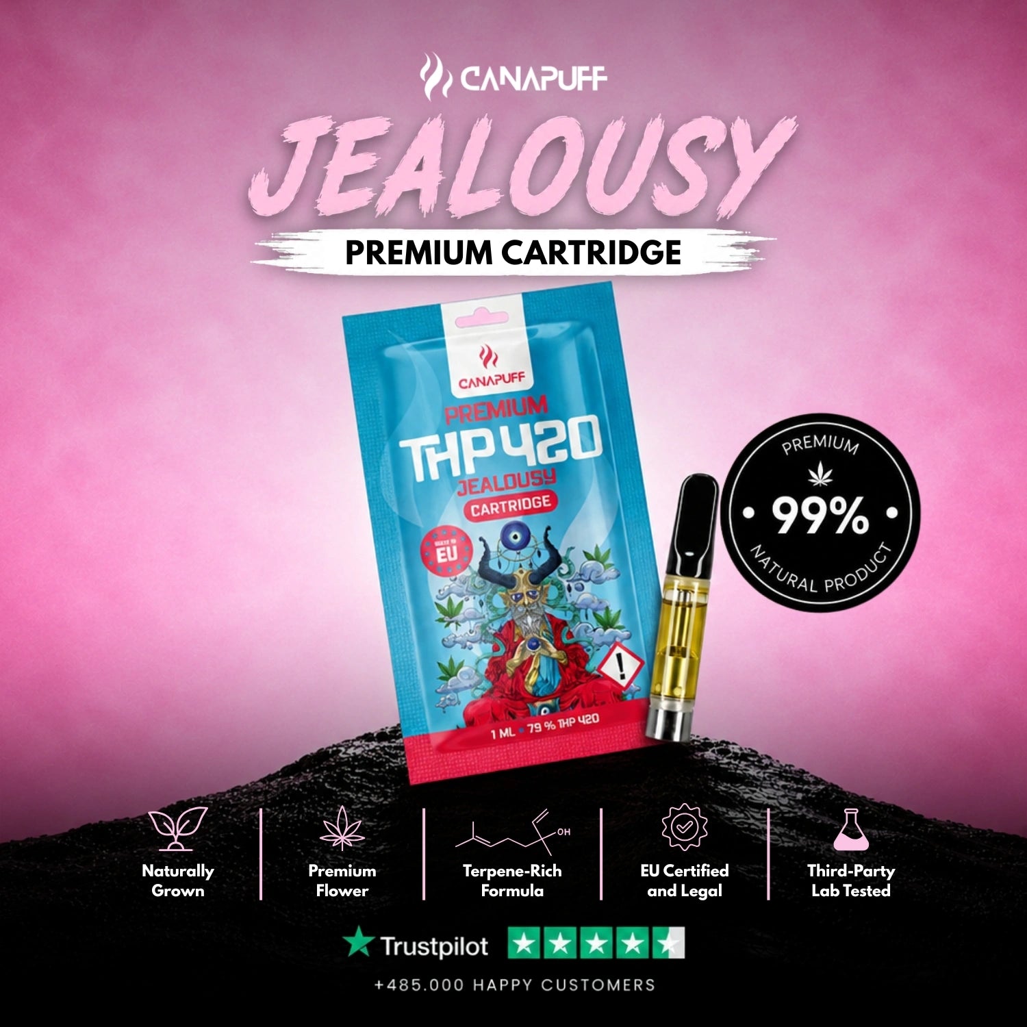 THP420 Cartridge Jealousy 79%
