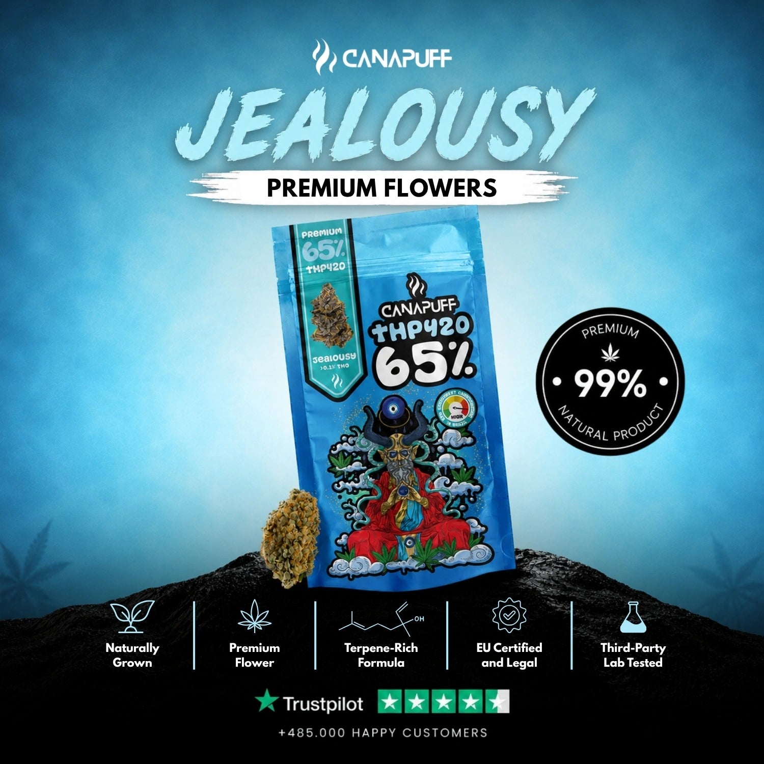 THP420 Flowers Jealousy 65%