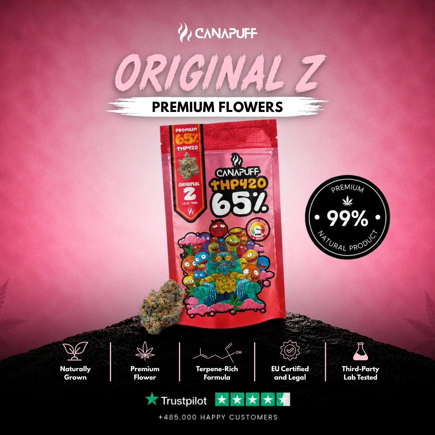 THP420 Flowers Original Z 65%