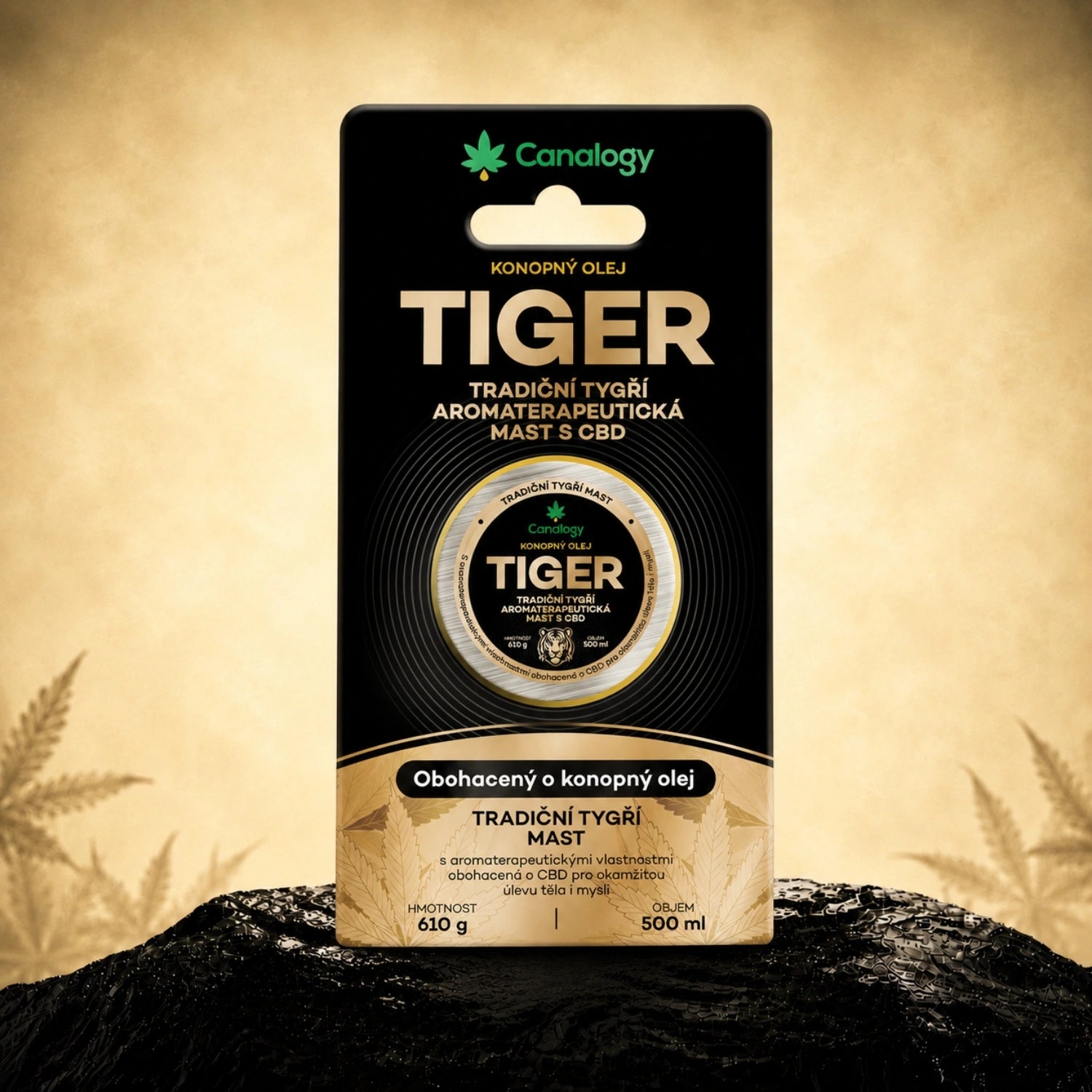 Traditional Tiger Aromatherapy Ointment with CBD - Canalogy