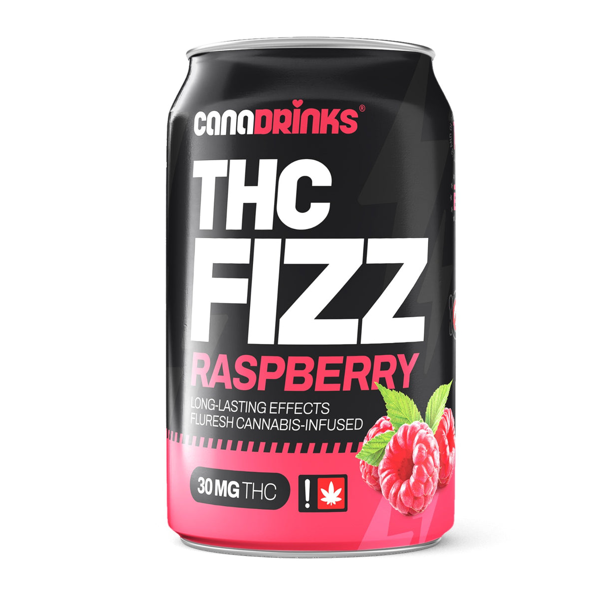 THC Fizz Zmeură 30mg/THC-Canapuff