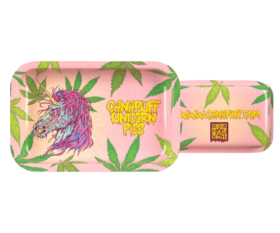 Canapuff Unicorn Piss mini rolling tray