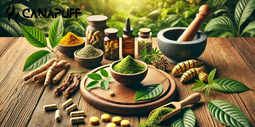 alternative za kratom, prirodno bilje, olakšanje boli, podizanje energije