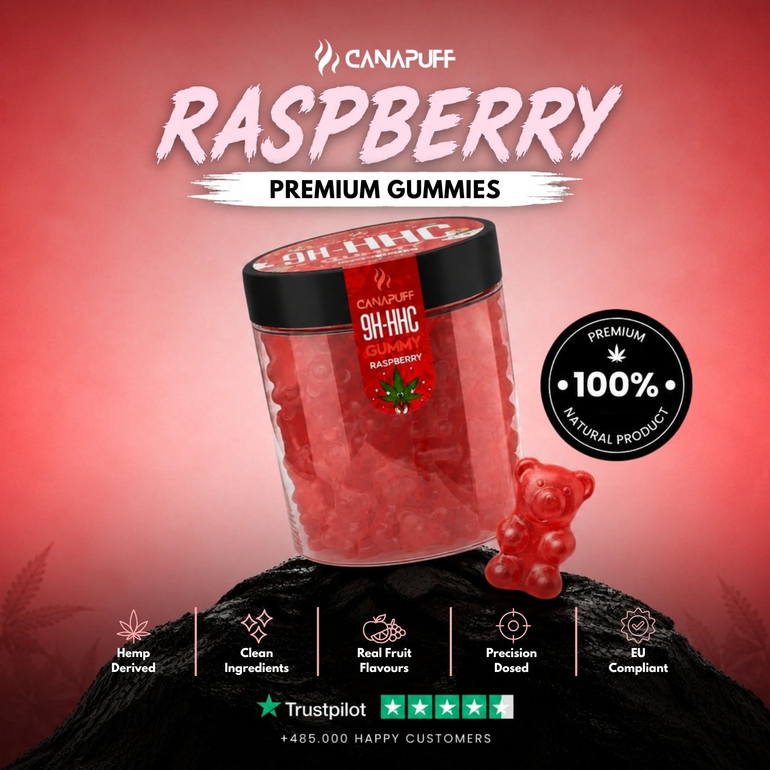 9H-HHC Gummies Raspberry