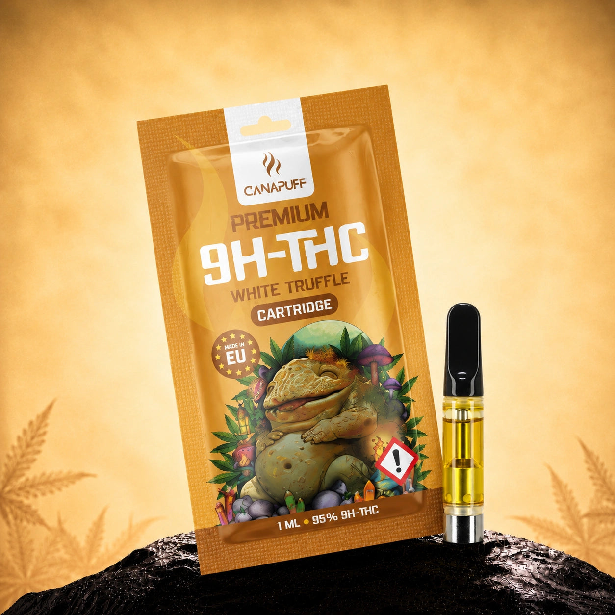 Canapuff 9H-THC White Truffle cartridge, 1 ml, 95% strength