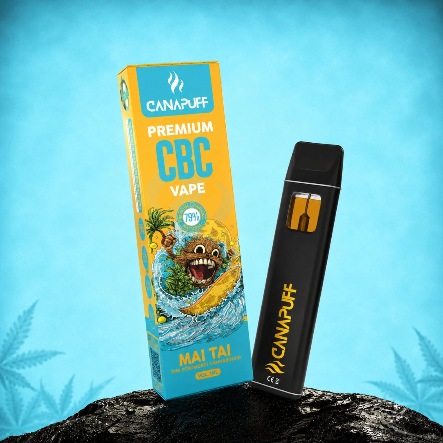 Canapuff CBC Vape Mai Tai 79% 1ml disposable pen