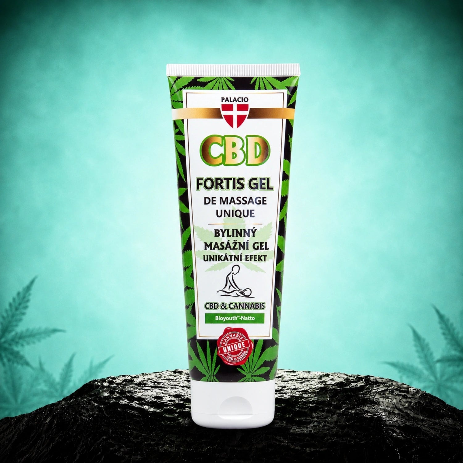 CBD Fortis unique massage gel 200ml - Palacio