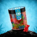 Canapuff CBD Gummies Rest, blandade smaker i burk