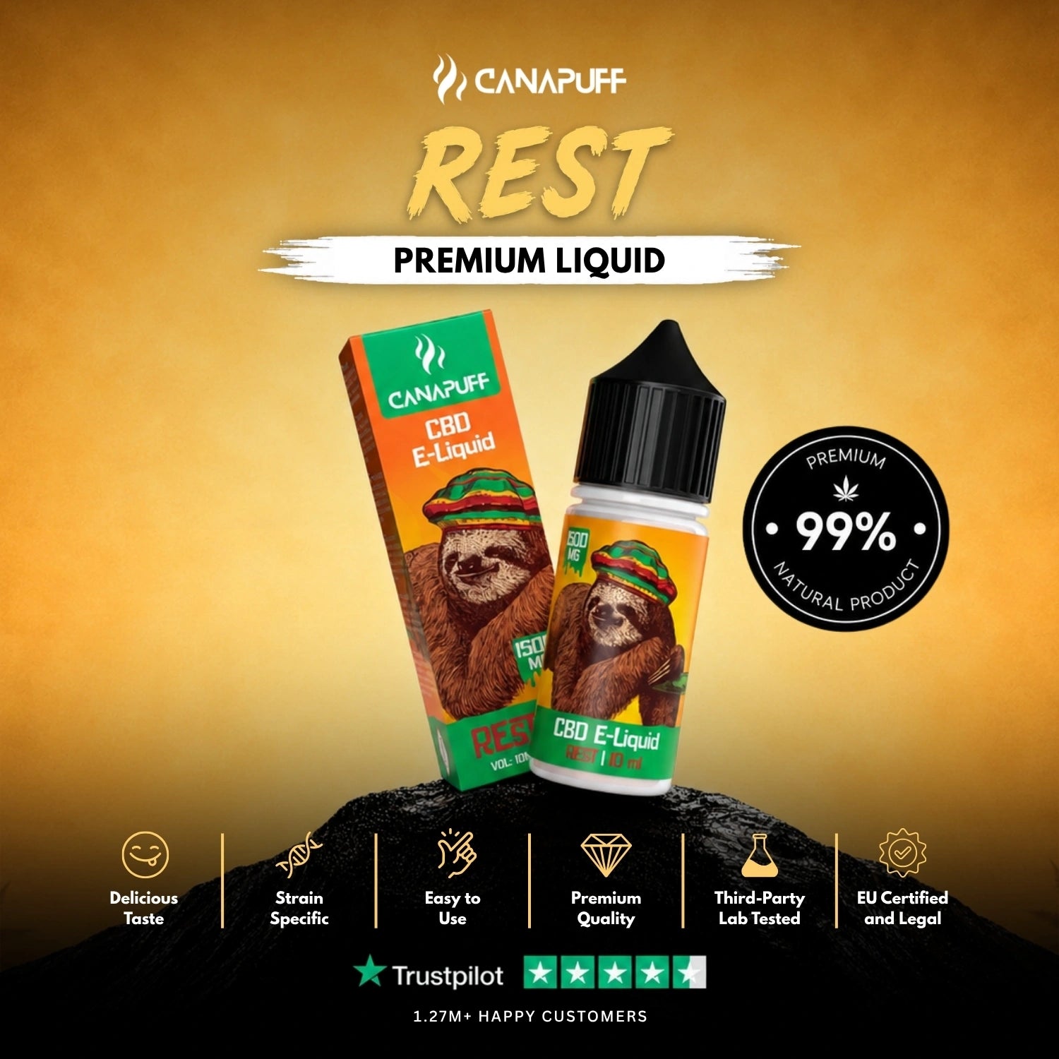 CBD Liquid Rest 1.500mg