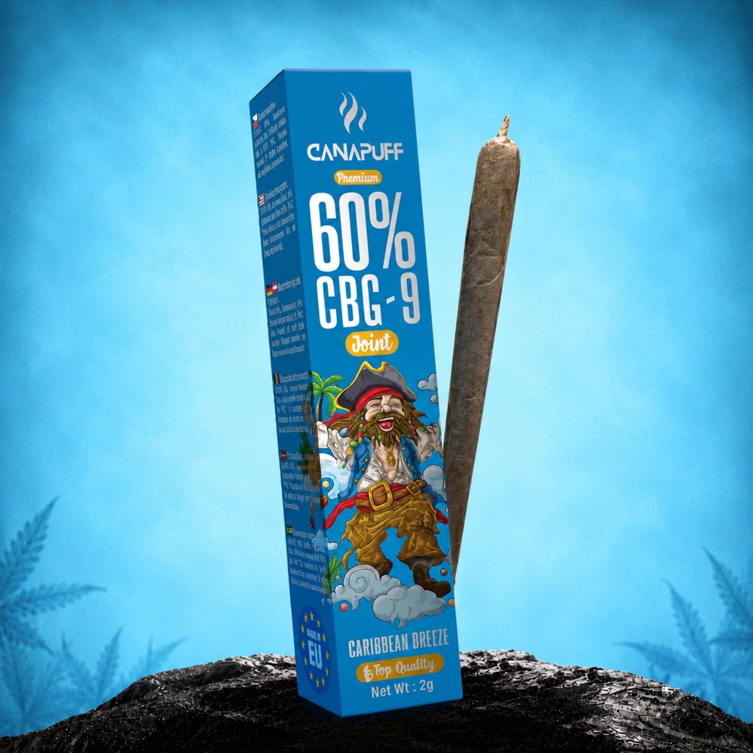 Canapuff CBG9 Joint Caribbean Breeze 60%, 2g pre-roll