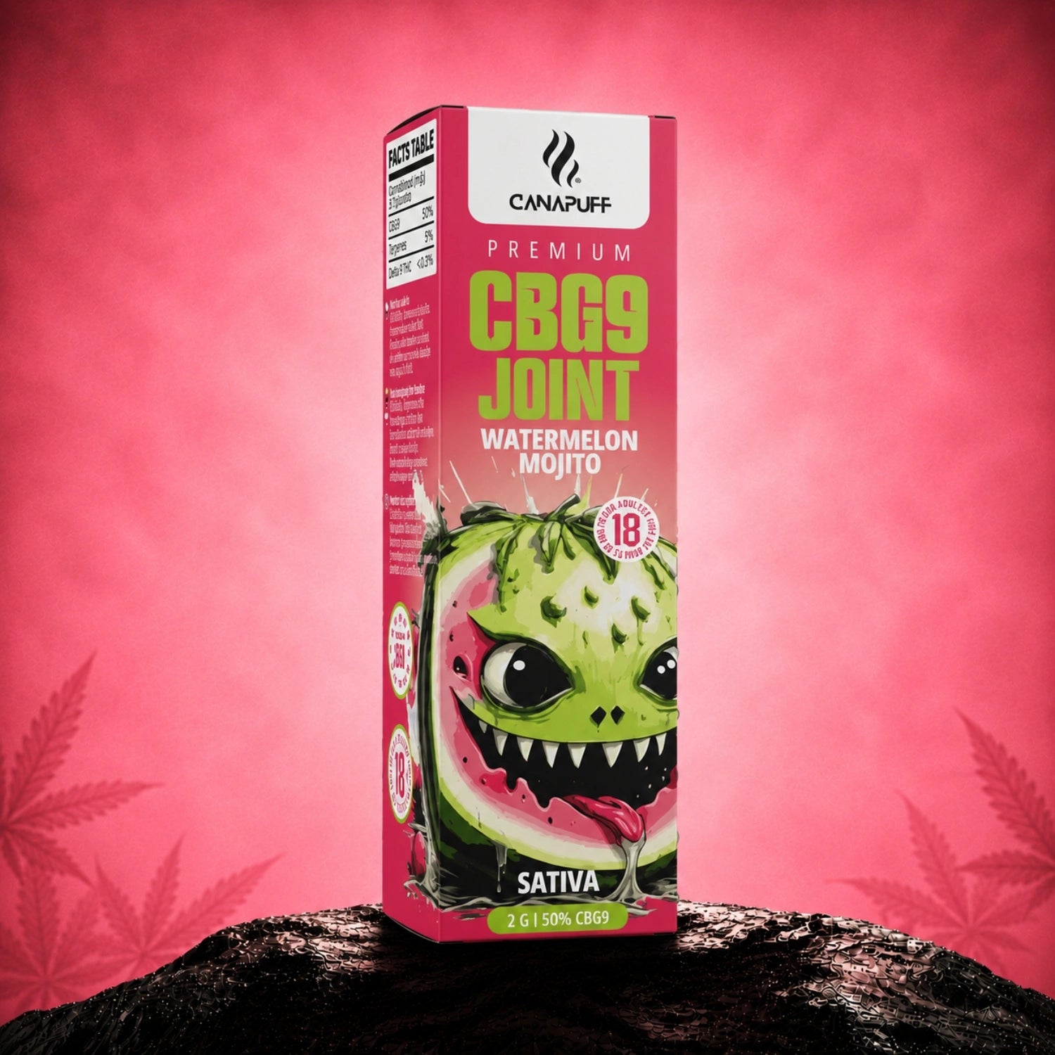 Canapuff CBG9 Joint Watermelon Mojito 50% 2g