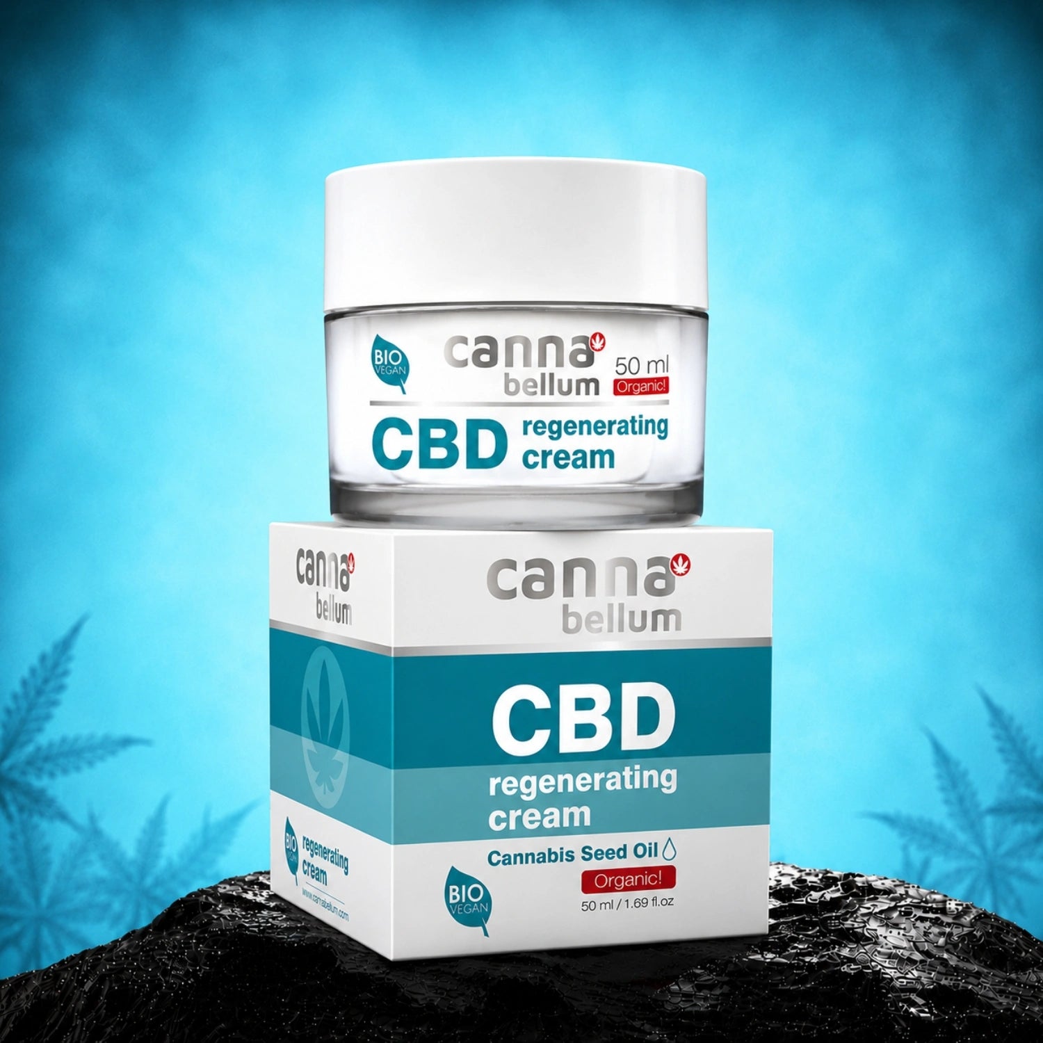 Cannabellum CBD regenerating cream, 50ml - Palacio
