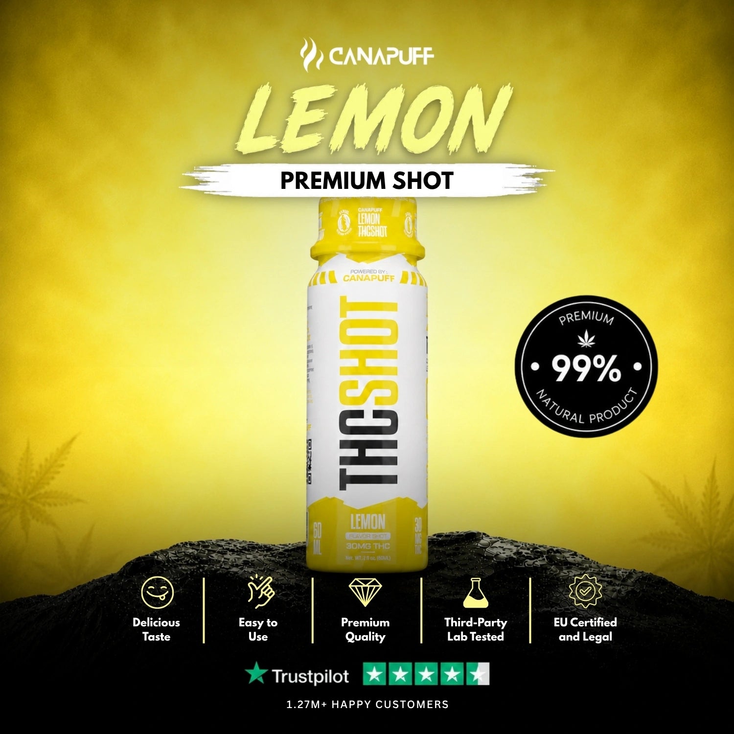 Delta 9 Shot Lemon 60ml
