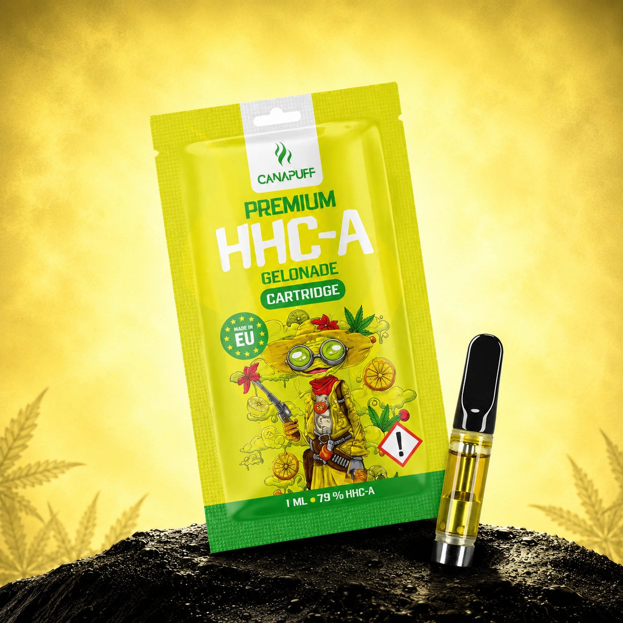 Canapuff HHC-A Gelonade cartridge, 1 ml, 79% strength