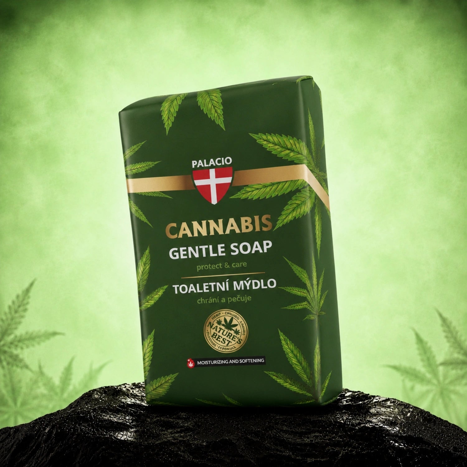 Hemp toilet soap, 100 g - Palacio