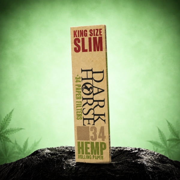 Rolling Papers Dark Horse Hemp King Size – cigarettapapír