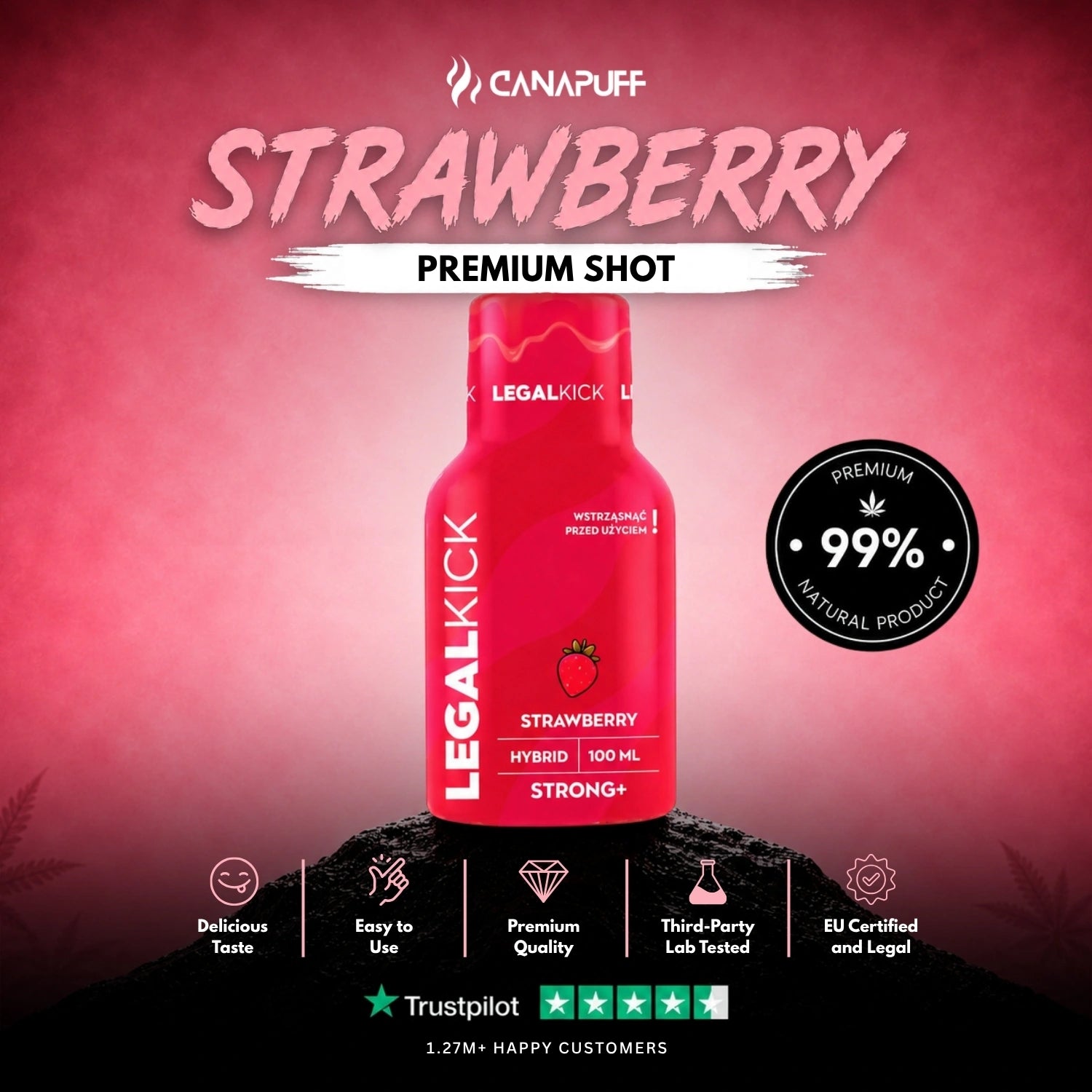Shot LEGALKICK Strawberry