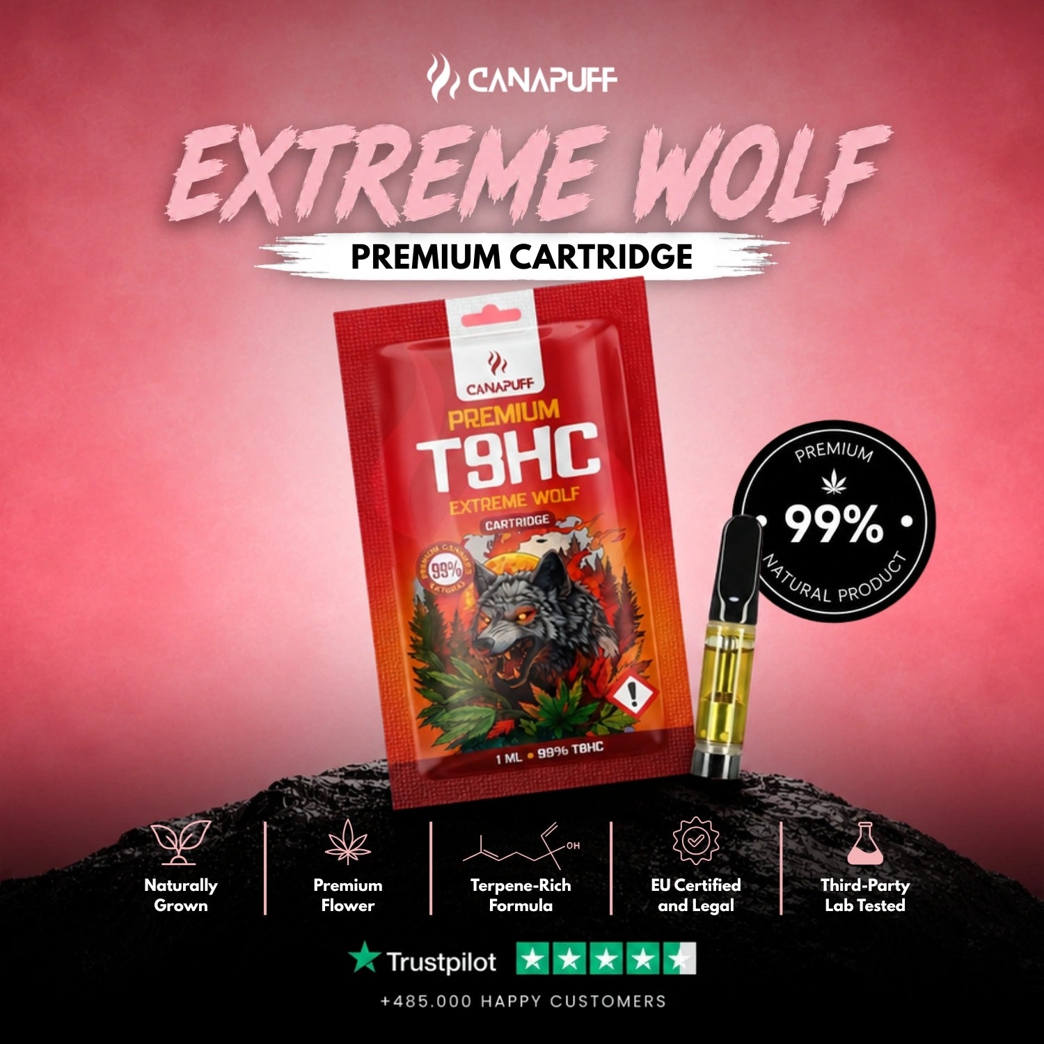 T8HC Cartridge Extreme Wolf 99%