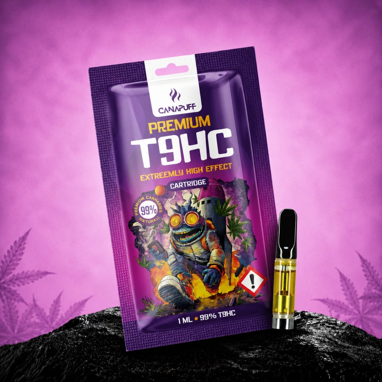 Canapuff T9HC Cartridge, 1 ml, 99% strength